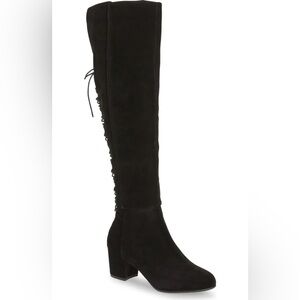 Steve Madden Hansil Black Over-the-Knee Boots